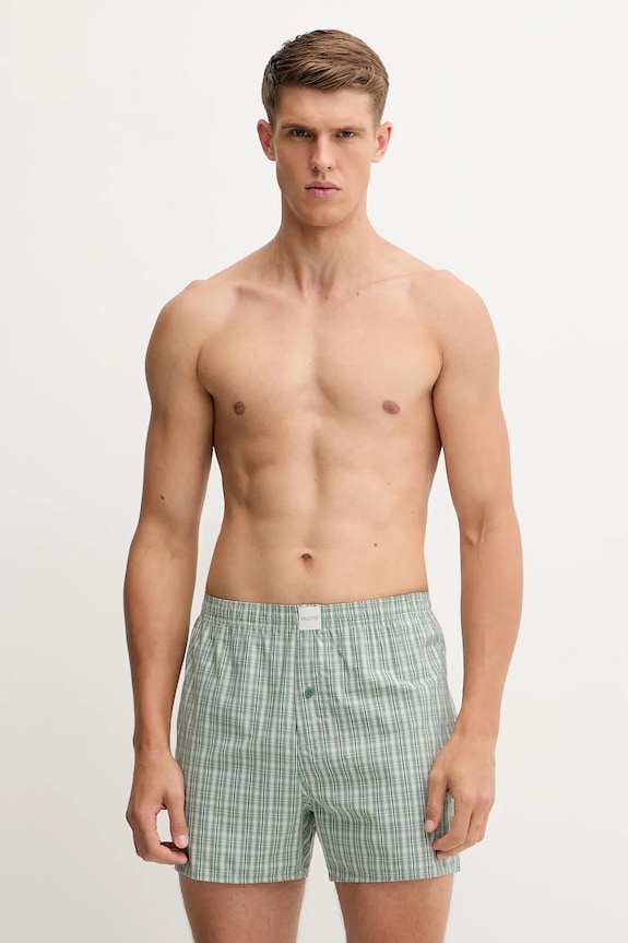 Hollister Co. bokserki bawełniane 5-pack wzorzyste zielony KI314.5031.520