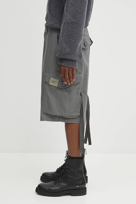 Šortky NEIGHBORHOOD wide cargo 251SPNH.PTM07 sivá AW25