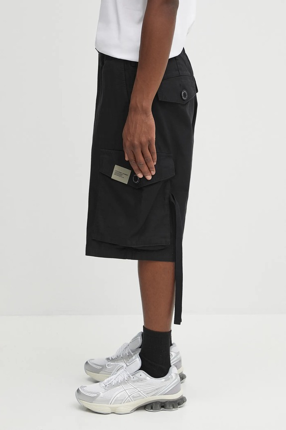 Šortky NEIGHBORHOOD wide cargo 251SPNH.PTM07 čierna AW25