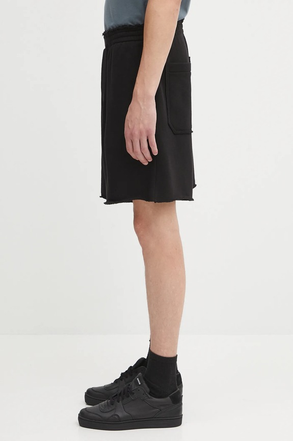Helmut Lang pantaloncini in cotone P02HM206 nero AW25