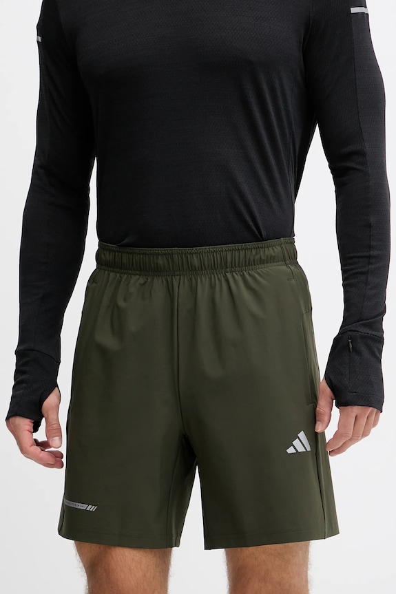 Tréningové šortky adidas Performance Training Essentials Holiday látka zelená KA7862