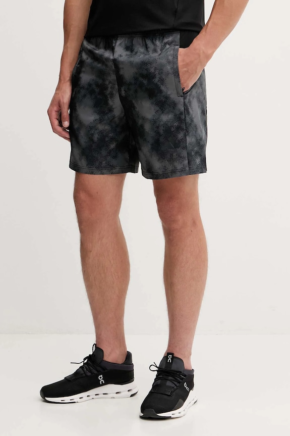 adidas Performance pantaloni scurți de antrenament Sea Aop panza negru JV7246