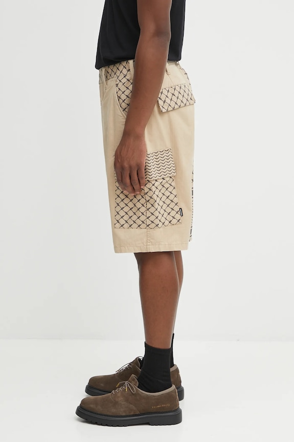 NEIGHBORHOOD pantaloncini in cotone pt shemagh bdu short pants 251UTNH.PTM02 beige AW25