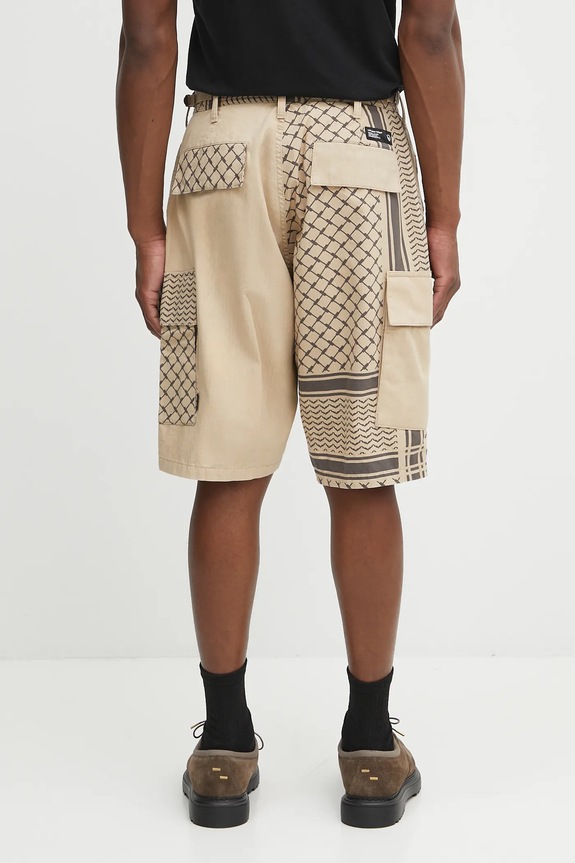 Abbigliamento NEIGHBORHOOD pantaloncini in cotone pt shemagh bdu short pants 251UTNH.PTM02 beige