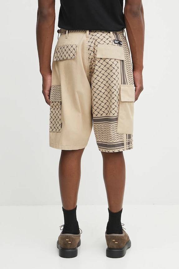 Abbigliamento NEIGHBORHOOD pantaloncini in cotone pt shemagh bdu short pants 251UTNH.PTM02 beige