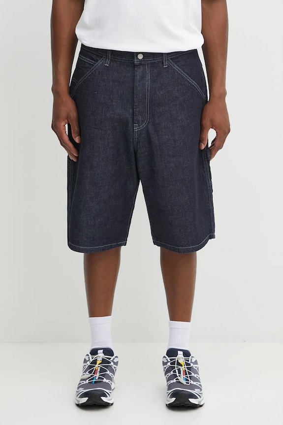 NEIGHBORHOOD pantaloncini di jeans denim painter short pants cotone blu 251AQNH.PTM04