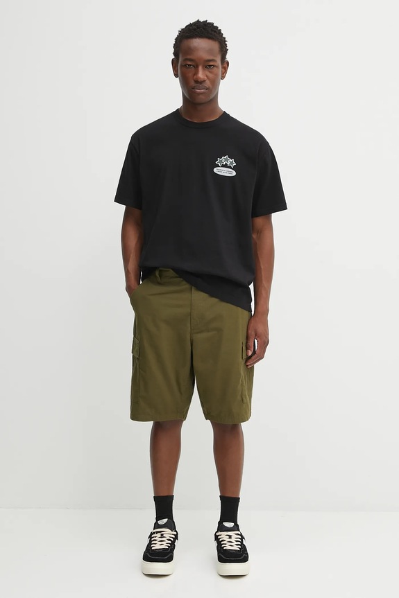 NEIGHBORHOOD pantaloncini in cotone bdu short pants 251SPNH.PTM05 verde