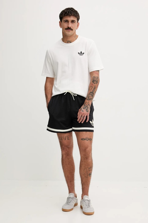 Σορτς adidas Originals Lifestyle Basketball JD5198 μαύρο SS26