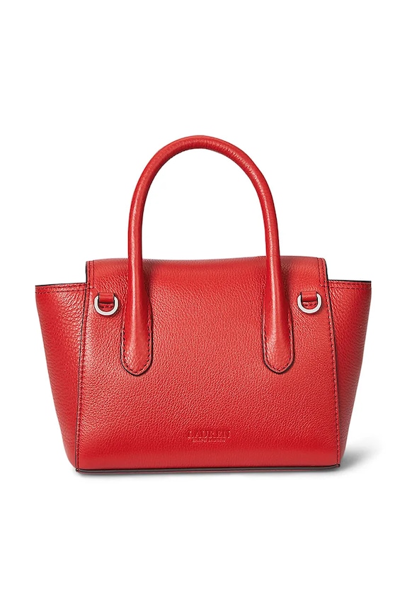 Αξεσουάρ Δερμάτινη τσάντα Lauren Ralph Lauren 431969349 πορτοκαλί