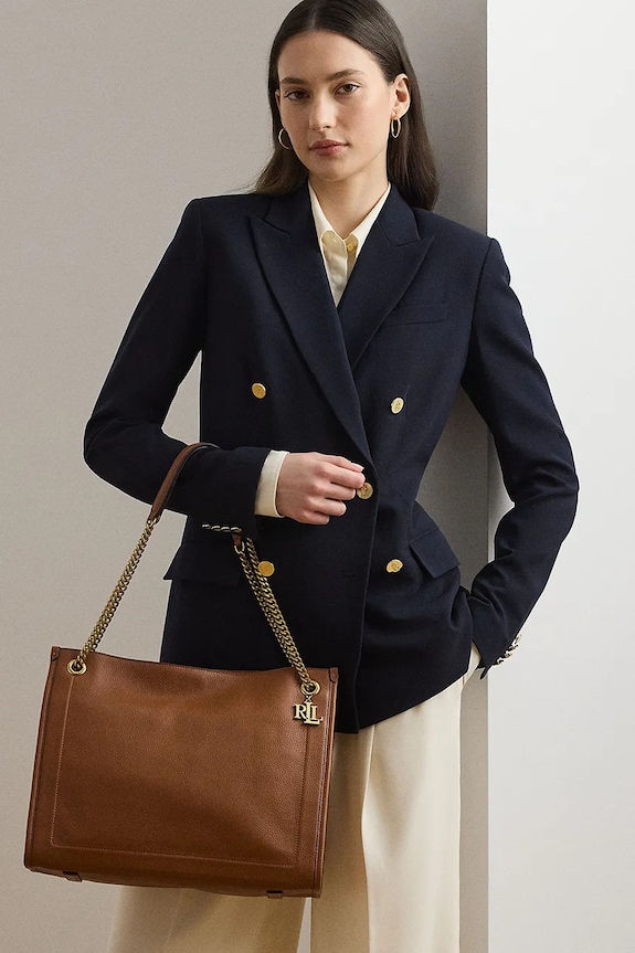 Lauren Ralph Lauren poșetă de piele 431969352