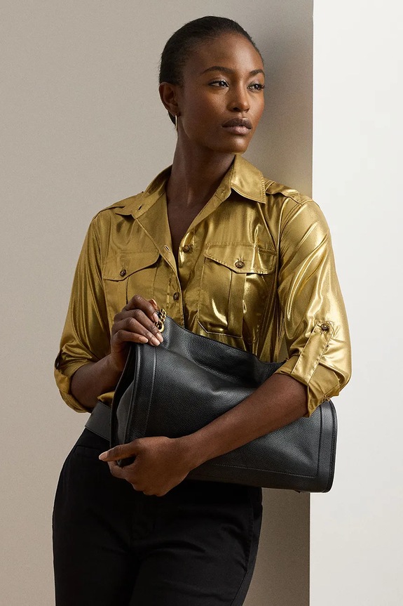 Lauren Ralph Lauren torebka skórzana 431969352