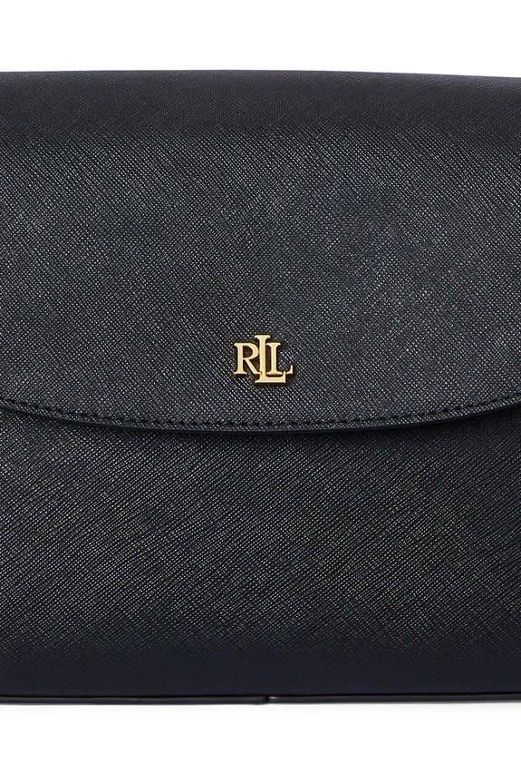 Kožená kabelka Lauren Ralph Lauren 431969364 čierna