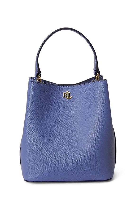 Lauren Ralph Lauren Σάκος γυναικείος δερμάτινος μπλε 431969365