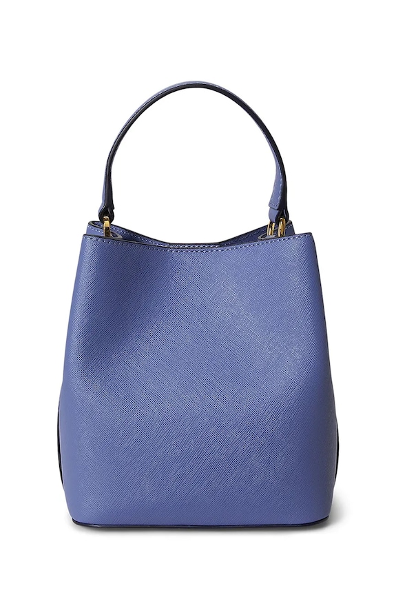 Lauren Ralph Lauren Σάκος γυναικείος δερμάτινος 431969365 μπλε SS26