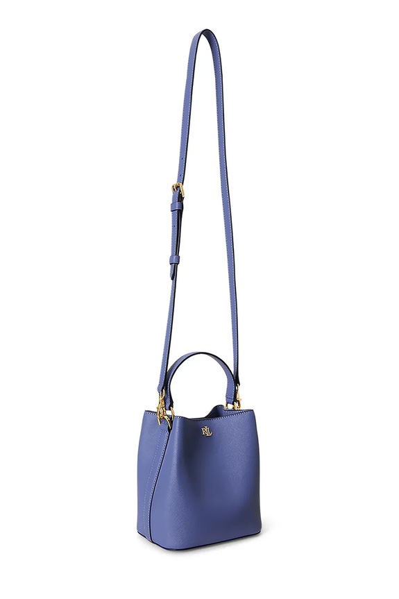 Αξεσουάρ Lauren Ralph Lauren Σάκος γυναικείος δερμάτινος 431969365 μπλε