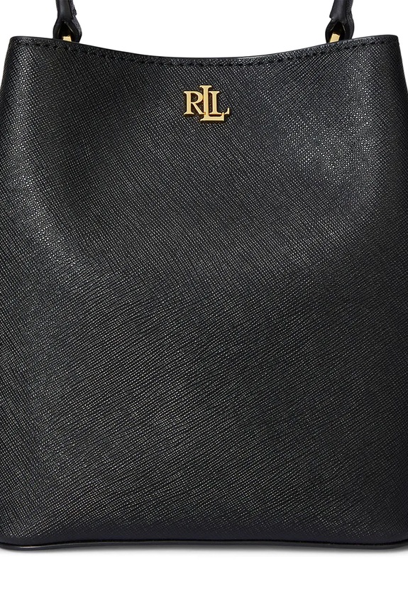 Lauren Ralph Lauren torebka worek damska skórzana 431969365 czarny