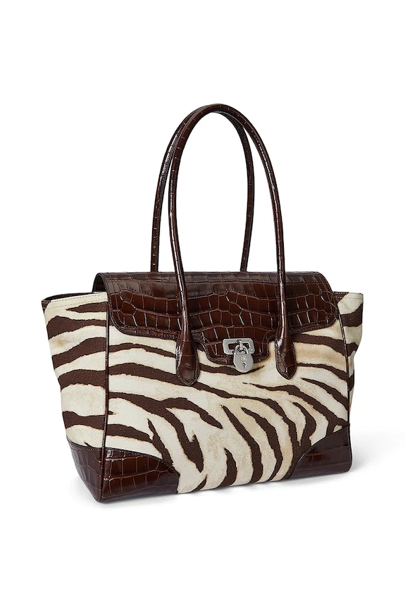 Τσάντα Lauren Ralph Lauren 431969469 καφέ AW25