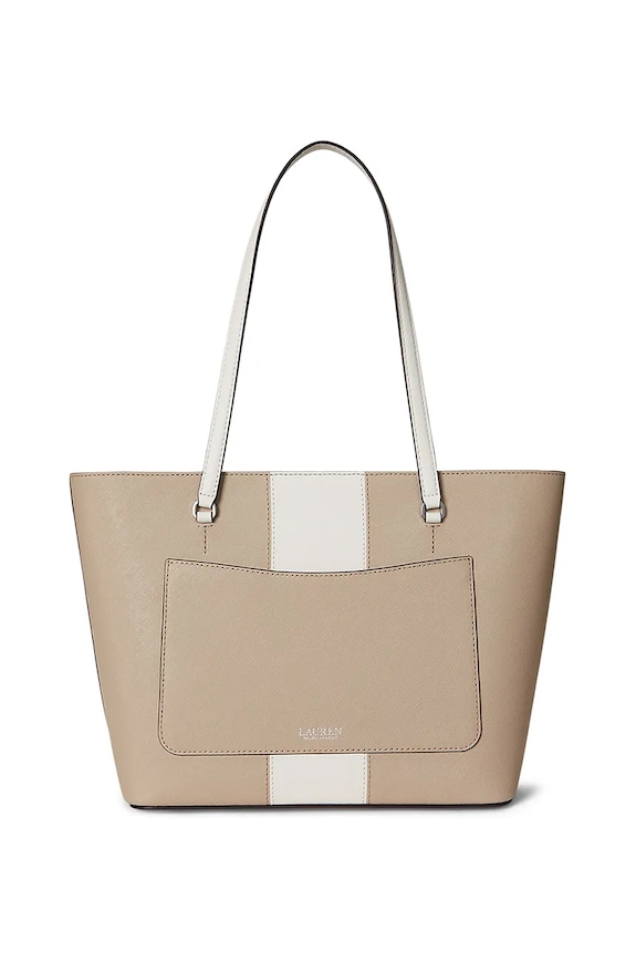 Dodaci Kožna torba Lauren Ralph Lauren 431974512 bež