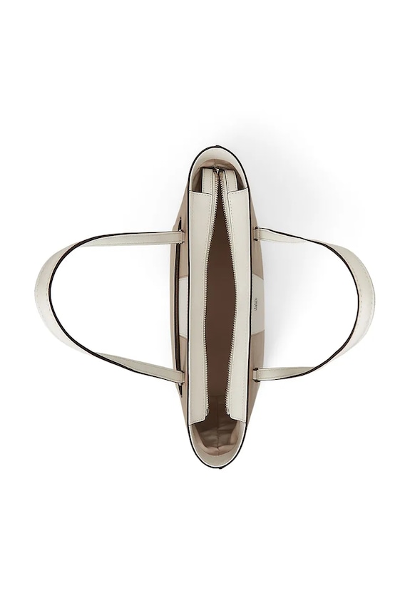 Kožna torba Lauren Ralph Lauren bež 431974512