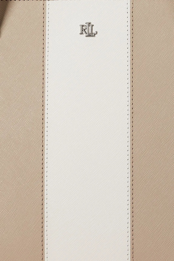 Kožna torba Lauren Ralph Lauren 431974512 bež