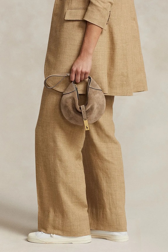 Semišová kabelka Polo Ralph Lauren 428922880