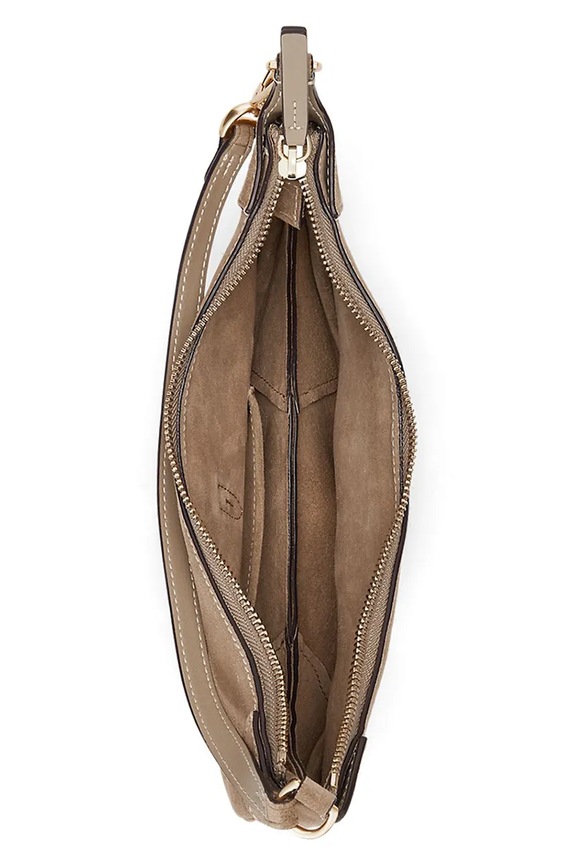 Semišová kabelka Polo Ralph Lauren hnědá 428922880