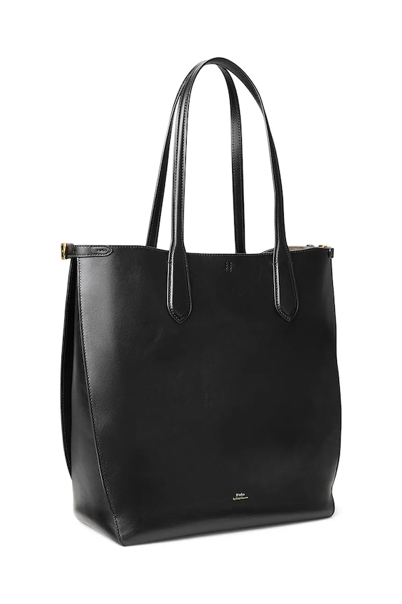 Polo Ralph Lauren bőr táska 428962757 fekete AW25