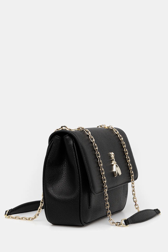 Patrizia Pepe borsa a mano in pelle 8B0228.L001 nero AW25