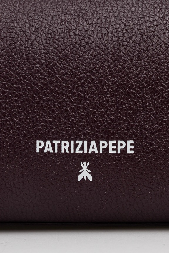 Patrizia Pepe torebka skórzana bordowy 8B0255.L001