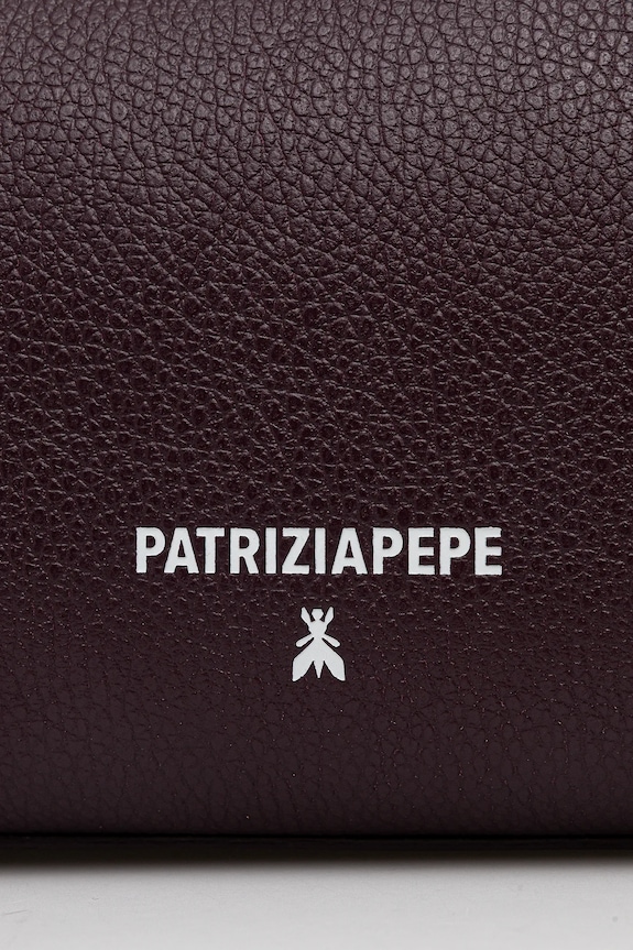 Patrizia Pepe torebka skórzana bordowy 8B0255.L001