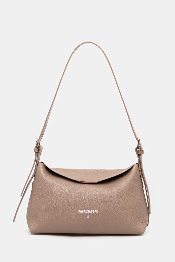 Akcesoria Patrizia Pepe torebka skórzana 8B0256.L148 beżowy