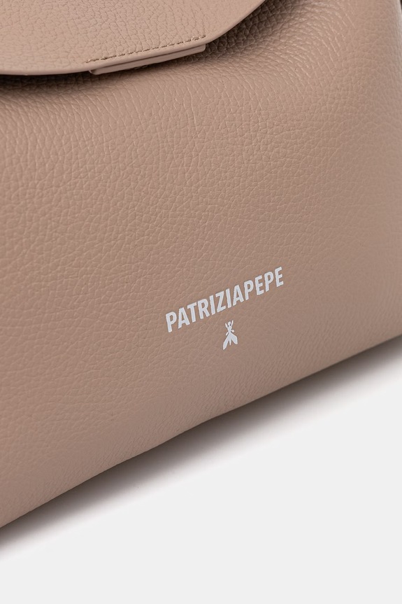 Patrizia Pepe torebka skórzana beżowy 8B0256.L148