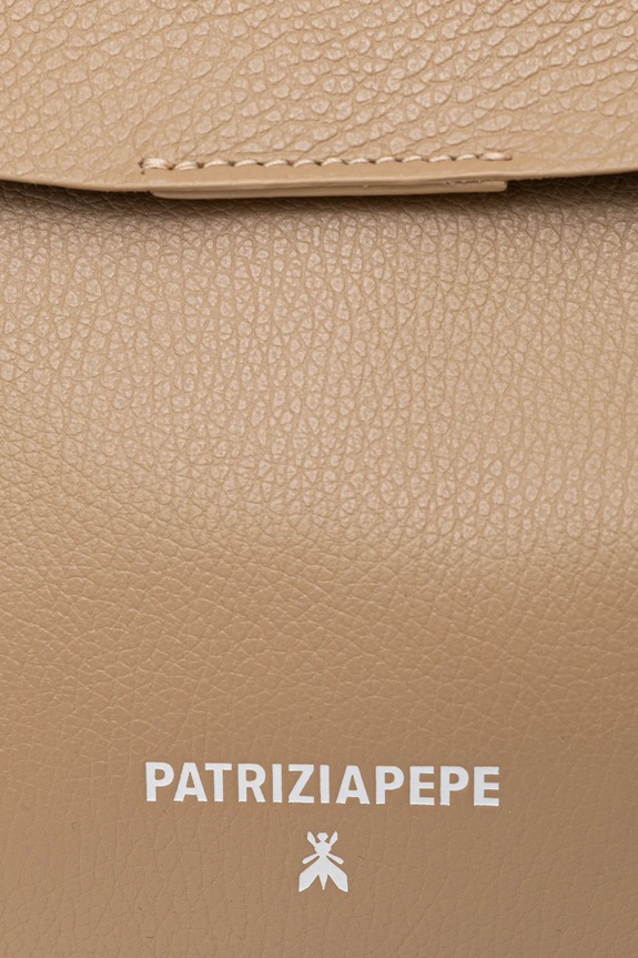Patrizia Pepe torebka skórzana beżowy 8B0256.L148