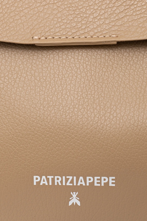 Patrizia Pepe torebka skórzana beżowy 8B0256.L148