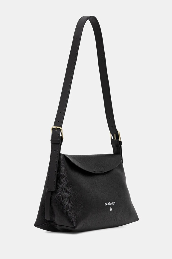 Accesorii Patrizia Pepe geantă de piele 8B0256.L148 negru