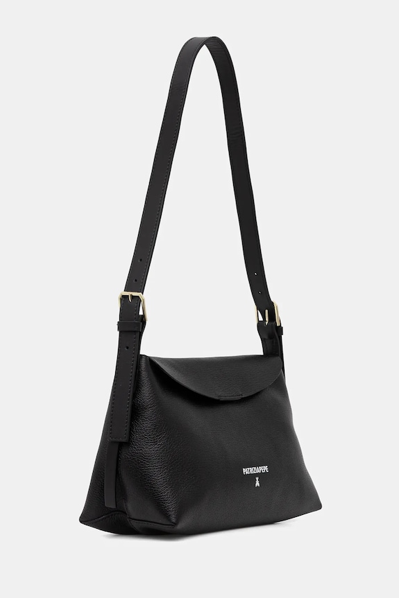 Accesorii Patrizia Pepe geantă de piele 8B0256.L148 negru