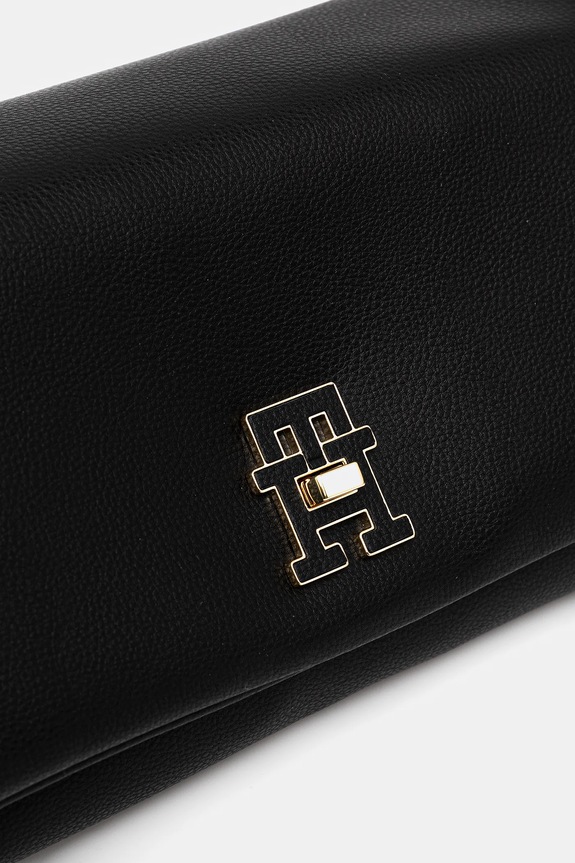 Τσάντα Tommy Hilfiger μαύρο AW0AW17465
