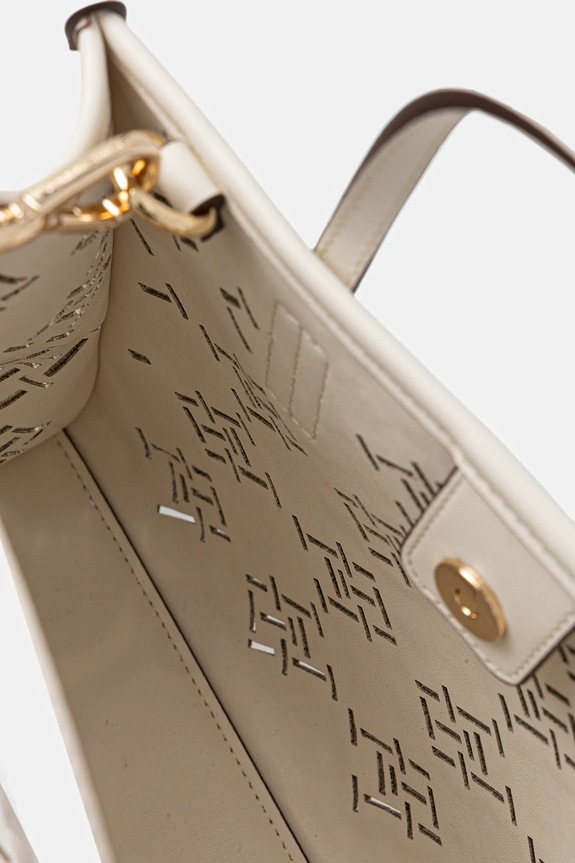 Τσάντα Tommy Hilfiger μπεζ AW0AW17500