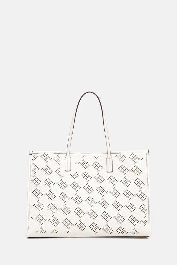 Torba Tommy Hilfiger bez remena bež AW0AW17501