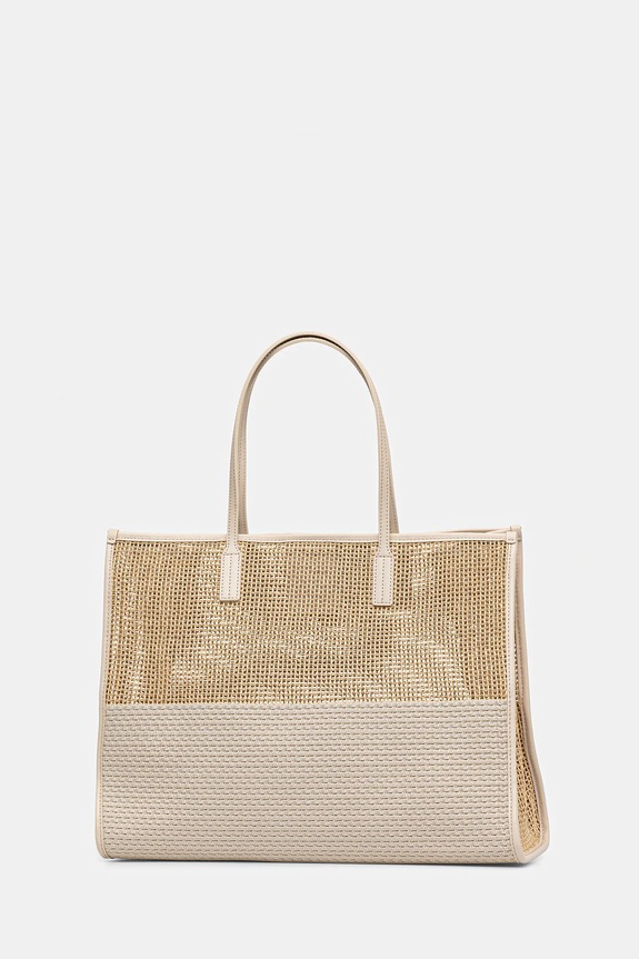 Akcesoria Tommy Hilfiger torebka AW0AW17640 beżowy