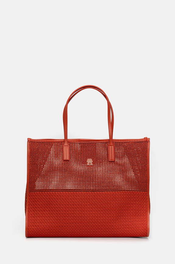 Tommy Hilfiger torebka mieści A4 pomarańczowy AW0AW17640