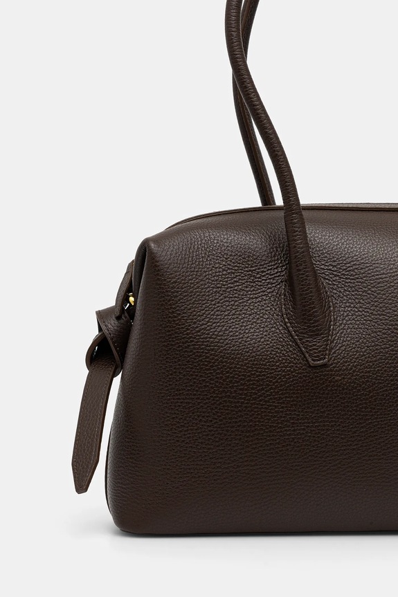 Аксесоари Кожена чанта Yuzefi BRIOCHE DUFFLE YUZPF25.HB.BD.L038 кафяв