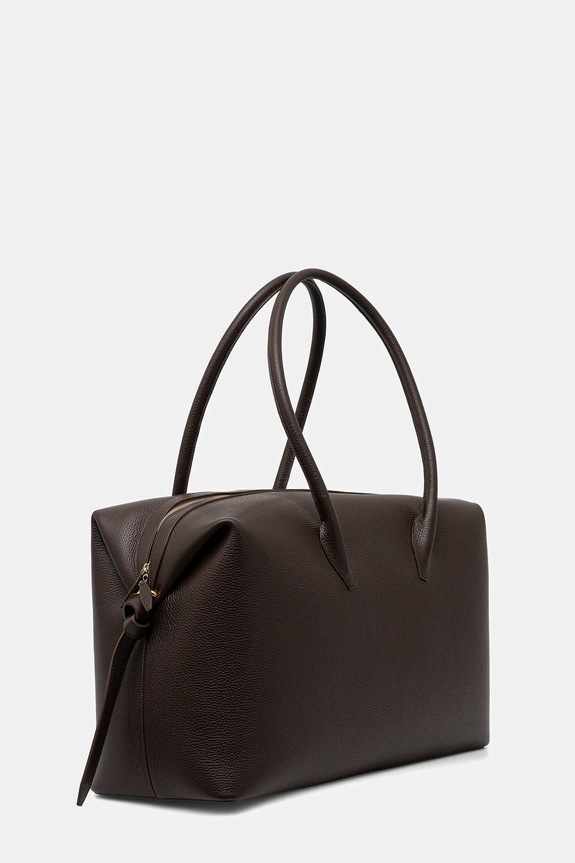 Yuzefi leather bag BRIOCHE WEEKENDER 53 x 31 x 20 cm YUZPF25.HB.BW.L038 brown AW25