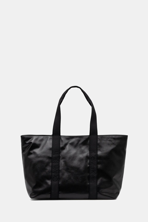 Calvin Klein torebka mieści A4 czarny LV04F3211G