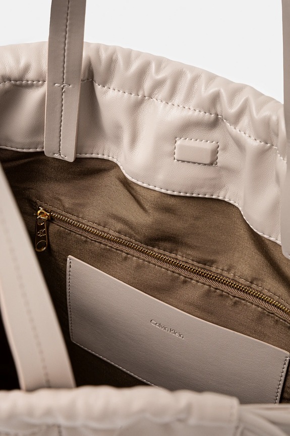 Calvin Klein torebka LV04K3159G beżowy