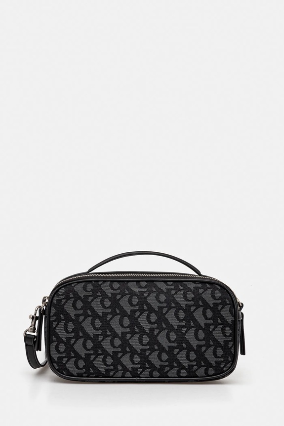 Kabelka Calvin Klein hladký černá LV04K3185G