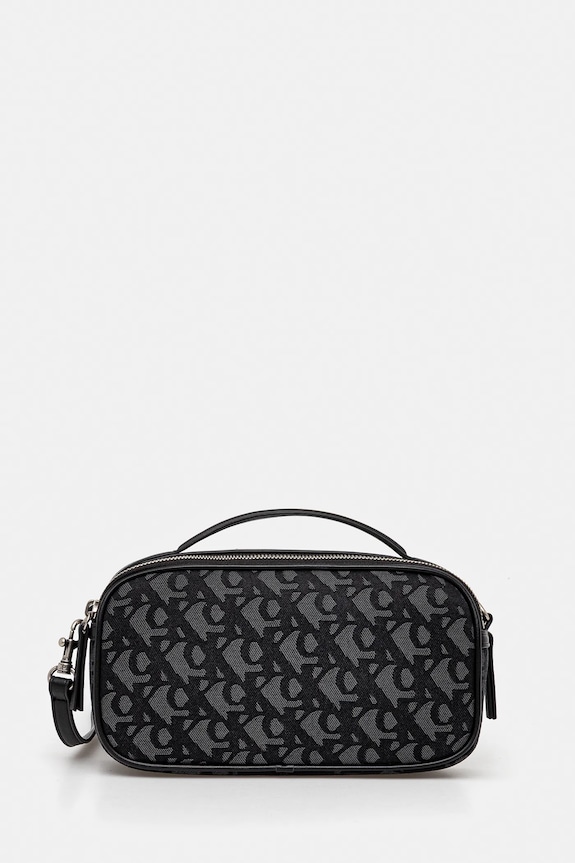 Kabelka Calvin Klein hladký černá LV04K3185G