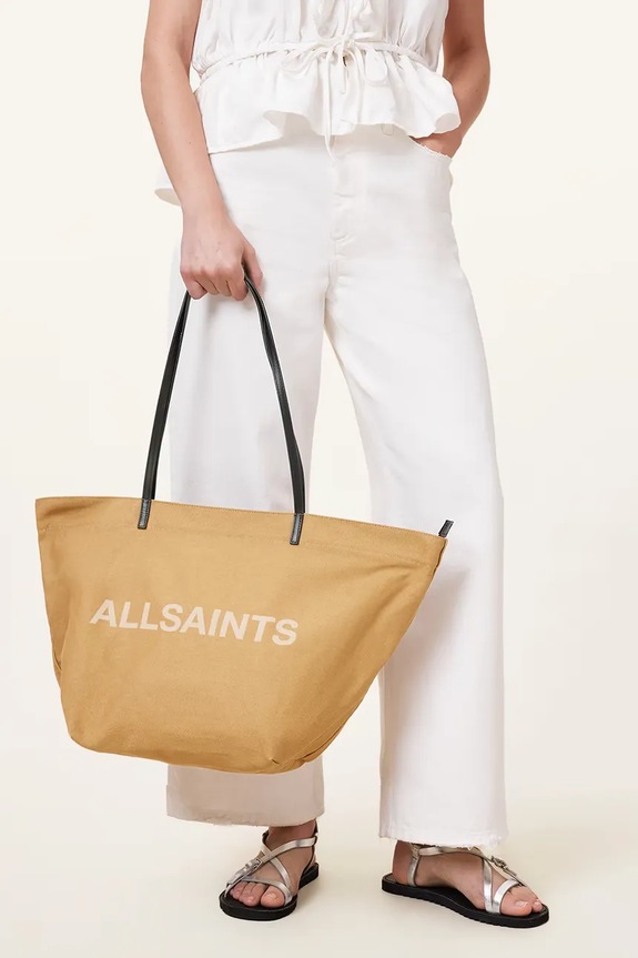 AllSaints torebka bawełniana SERAFINA W323XC