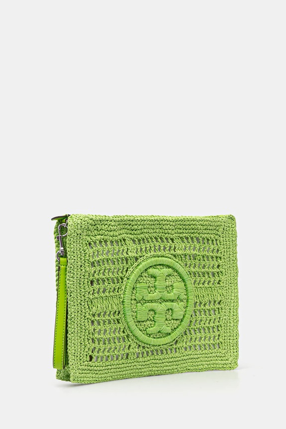 Tory Burch poșetă Ella 155038.300 verde AW25