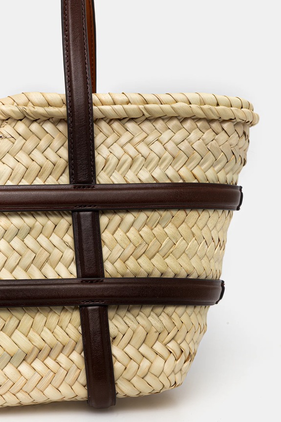 Αξεσουάρ Τσάντα παραλίας Tory Burch Ella Straw Ella 169218.902 μπεζ